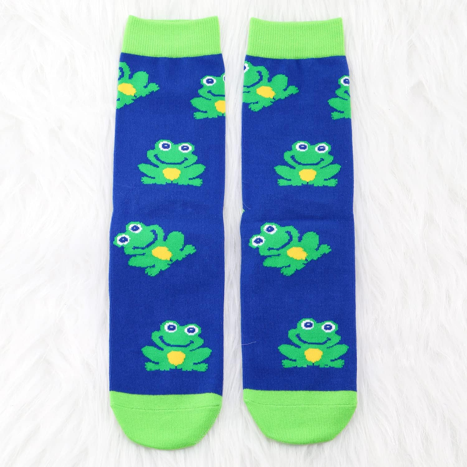2 Pairs Funny Frog Socks Crazy Frog Lady Dress Socks Frog Gifts for Frog Lovers - view 2