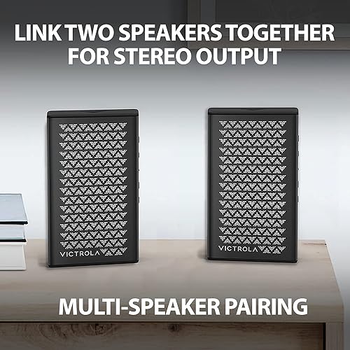 Miniatura 6 de Victrola Music Edition 1 Altavoz Bluetooth portátil, resistente al agua y al polvo IP67, batería de 12 horas, emparejamiento de múltiples altavoces,