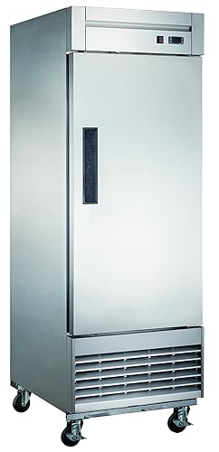 Dukers D28R Commercial Single Door Refrigerator in Stainless Steel
