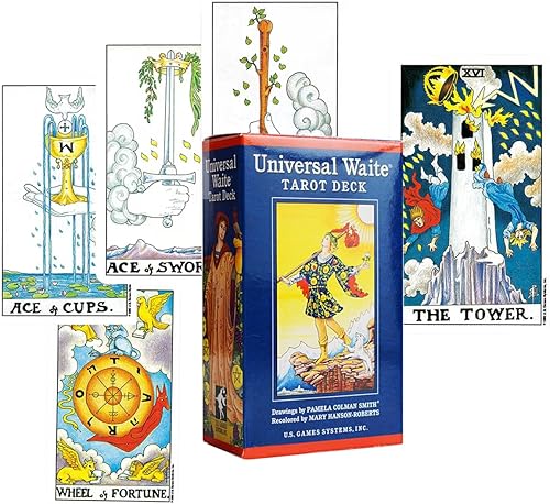 Tarot de Waite clásico, cartas de tarot para principiantes y expertos, cartas de tarot con significados en ellos, barajas de tarot con guía
