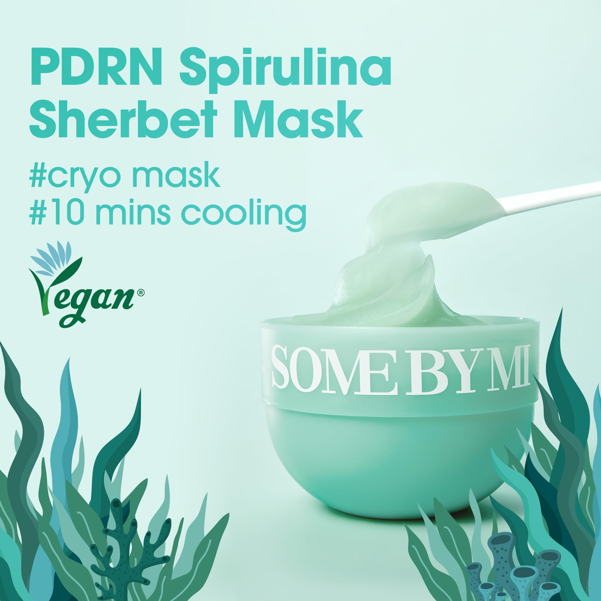 Amazon.com : SOME BY MI PDRN Spirulina Soothing Sherbet Mask – 10