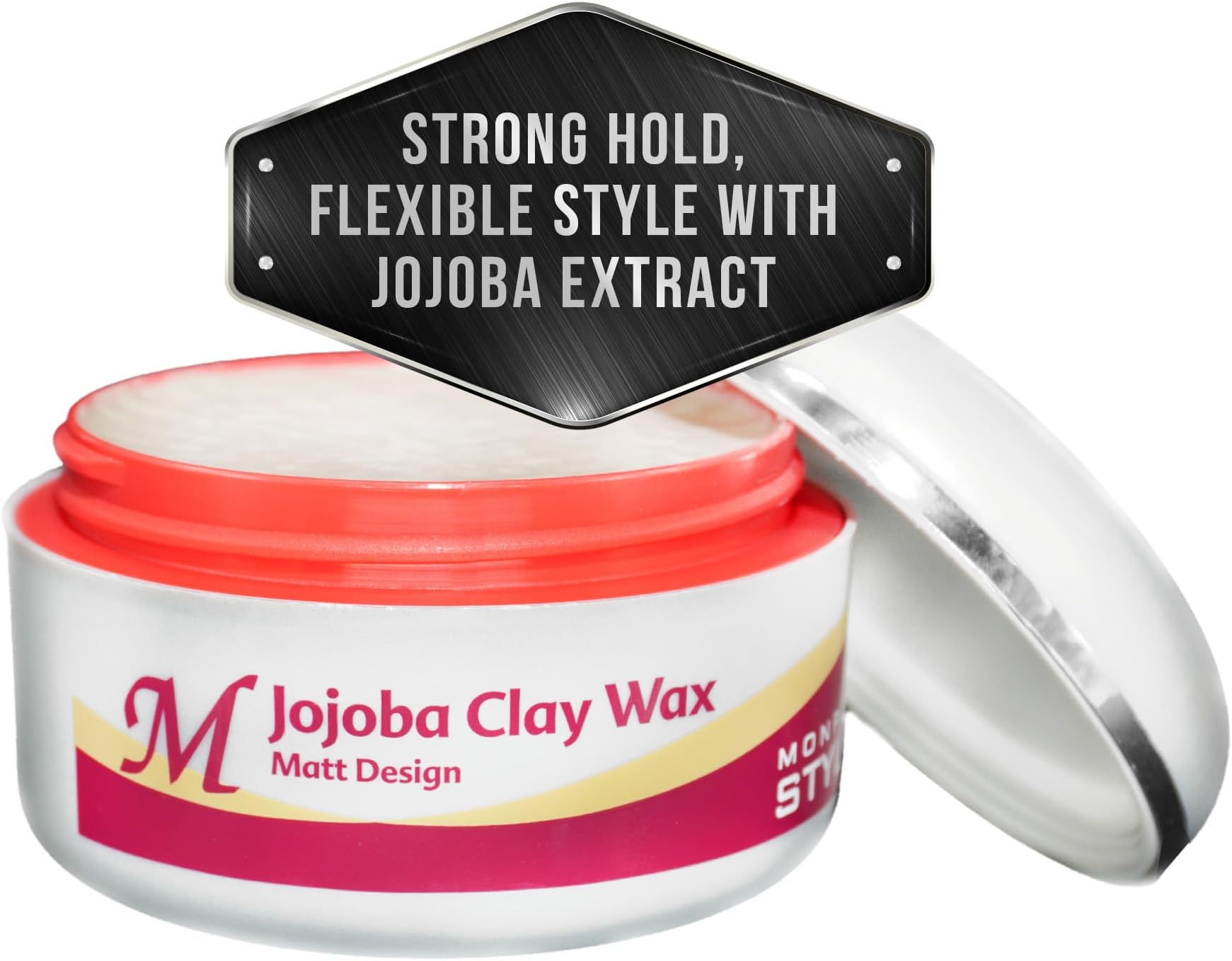 Mon Platin Professional150ml Original Jojoba Clay Wax for Wild and Special Hair Styling Matt Designs