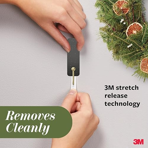 Vista 21 de Command 17034BN-2ES - Ganchos decorativos medianos de níquel cepillado, 2 unidades por paquete Mate negro