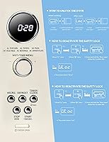 Vista 7 de COMFEE' Retro Microwave Oven, Small Microwave with 6 Auto Menus, 0.9 cu.ft Countertop Compact Microwave with Multi-stage Cooking, Mute Function, LED