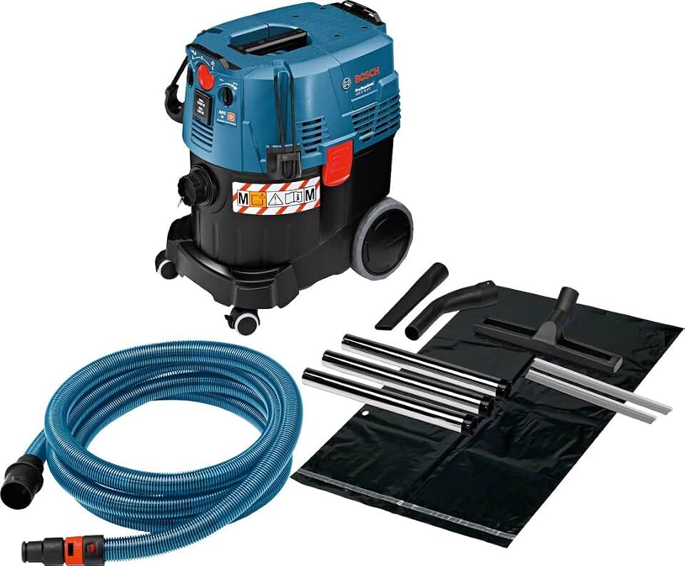 Bosch Professional aspirador en húmedo/seco GAS 35 M AFC (potencia 1200 W, depósito de 35 l, manguera de 5 m)