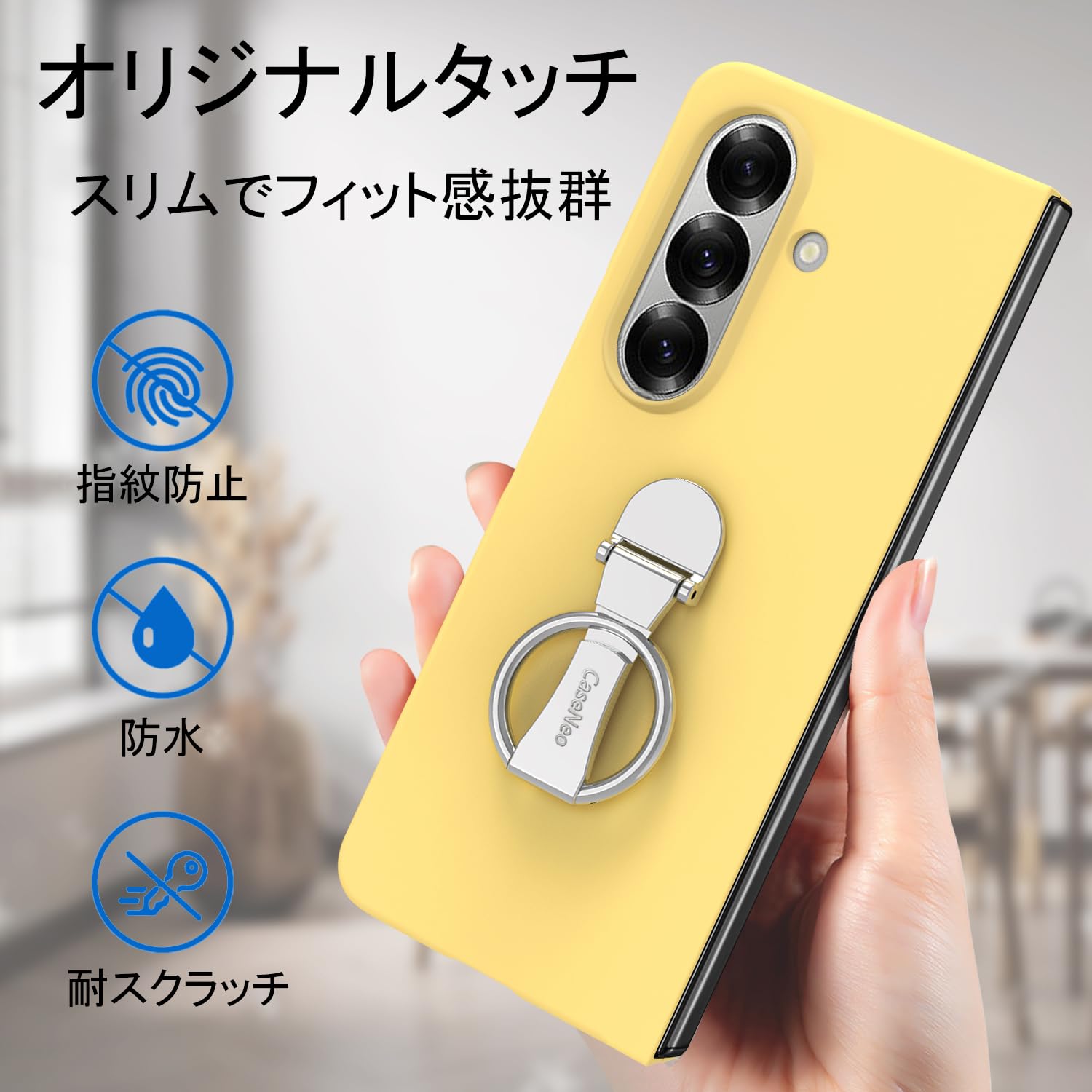 Amazon.co.jp: For Galaxy Z Fold 7 ケース 指輪付き Galaxy z fold7