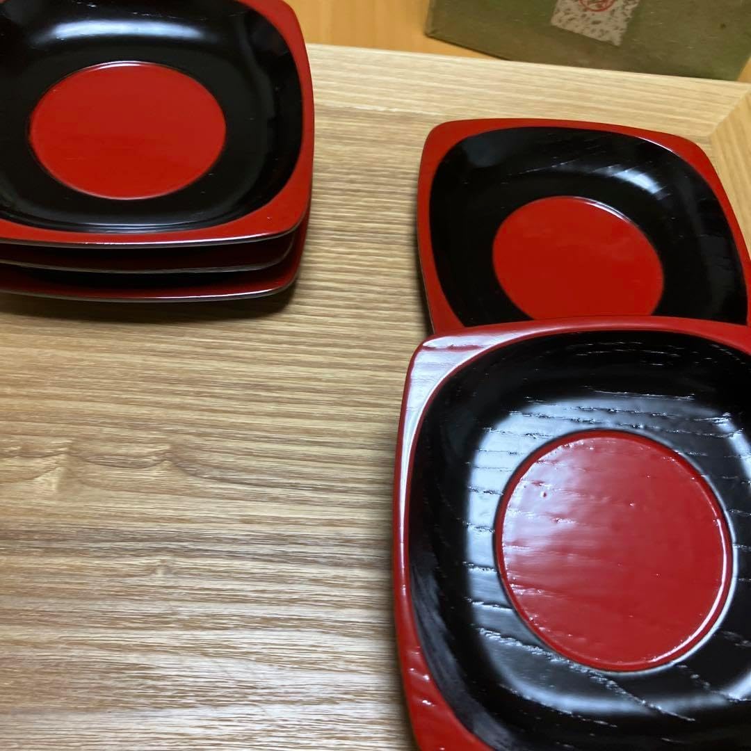 象彦 茶托 未使用品 5客セット 新品・未使用】 平安象彦 ロクロ