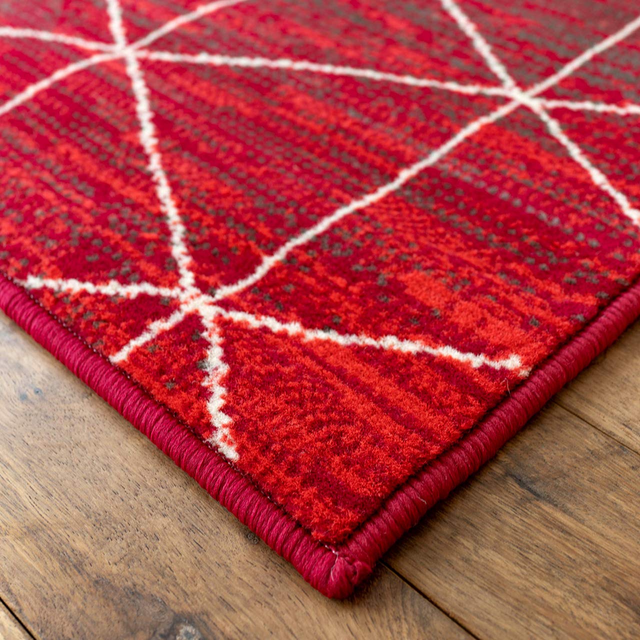 Amazon｜サヤンサヤン 幾何学模様 ベニワレン調 ラグ カーペット ハイ