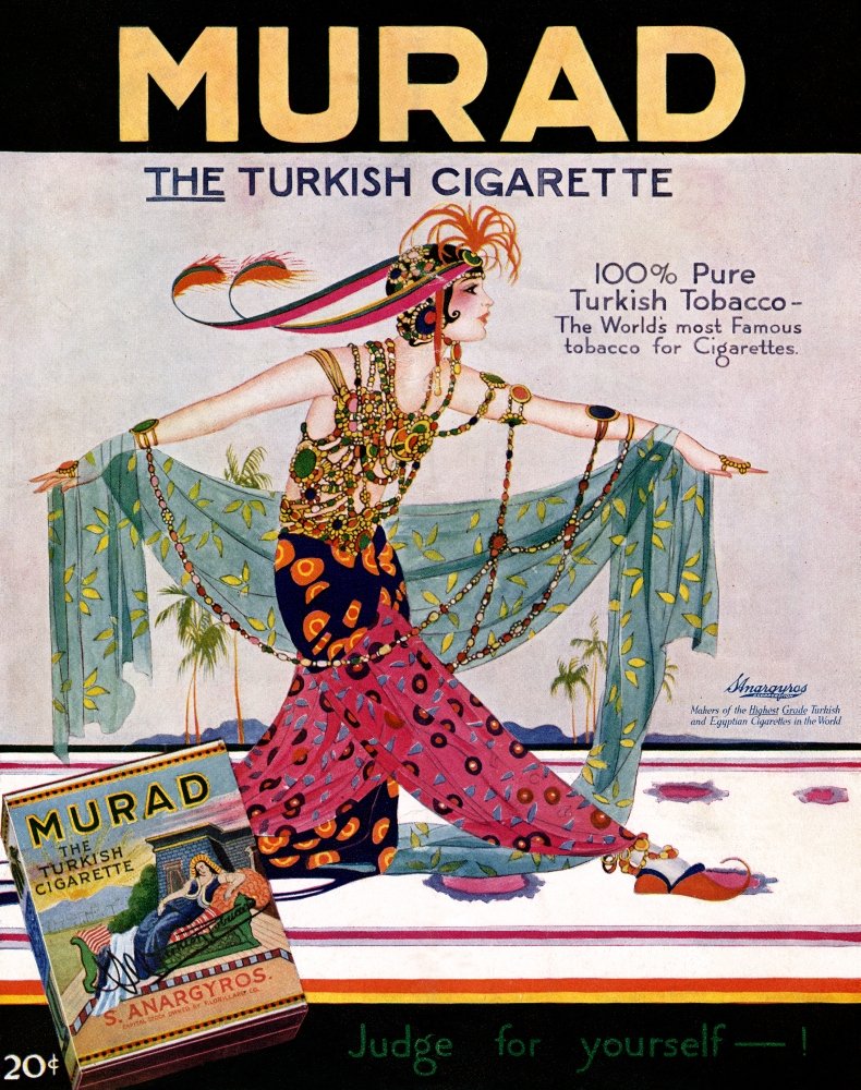 murad cigarettes Amazon.com: Posterazzi GLP469052LARGE Poster Print Collection Ad: Murad  Cigarettes 1919. /American Advertisement For Murad 'The Turkish Cigarette '  1919. Poster Print By, (18 X 24