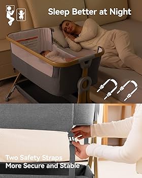 Amazon.com: Larex Baby Bassinet Bedside Sleeper for Baby