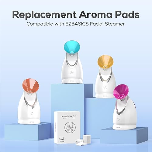 Miniatura 2 de EZBASICS Almohadillas de aromaterapia para vaporizador facial 100 piezas