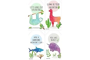 Nerdy Words Valentine Valentine Cards (Wallet-Sized Cards with Tiny Love Letters) for Valentine's Day