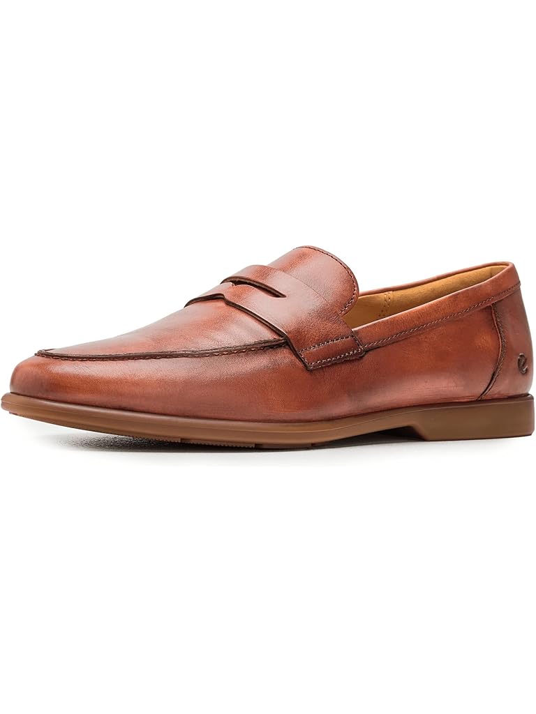 Tan ECCO Verona Classic Penny Loafer