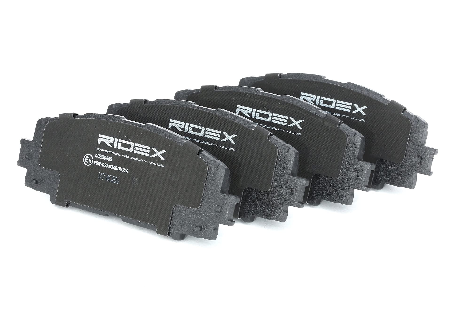 RIDEX 3405B2811 Juego para eje Kit de discos de freno y pastillas Delantero sin tornillos compatible con TOYOTA PRIUS PLUS ZVW4