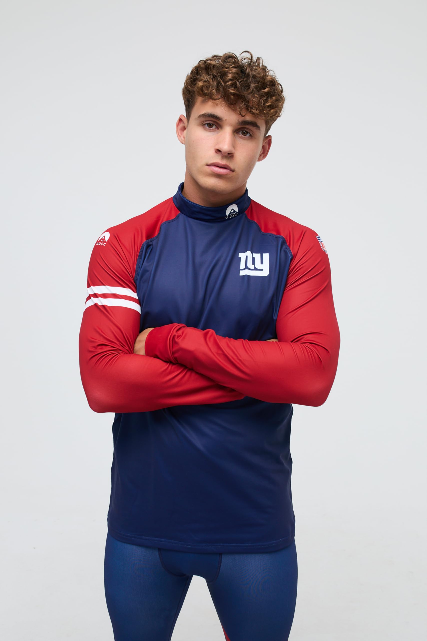 New York Giants Mens OOSC/NFL Baselayer Top -