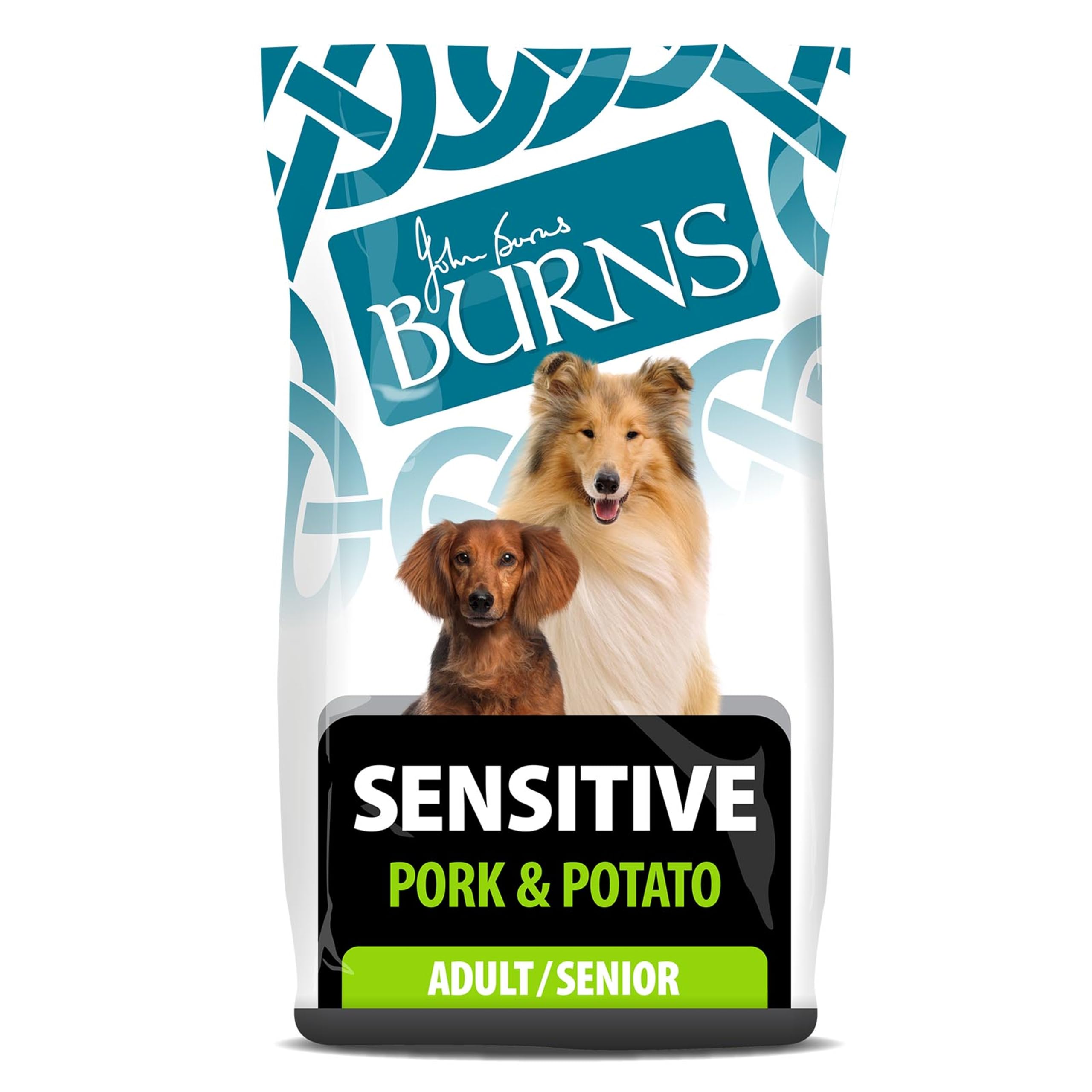 Burns Pet Nutrition Hypoallergenic Complete Dry Dog Food Adult and Senior Dog Sensitive with Pork and Potato 2 kg