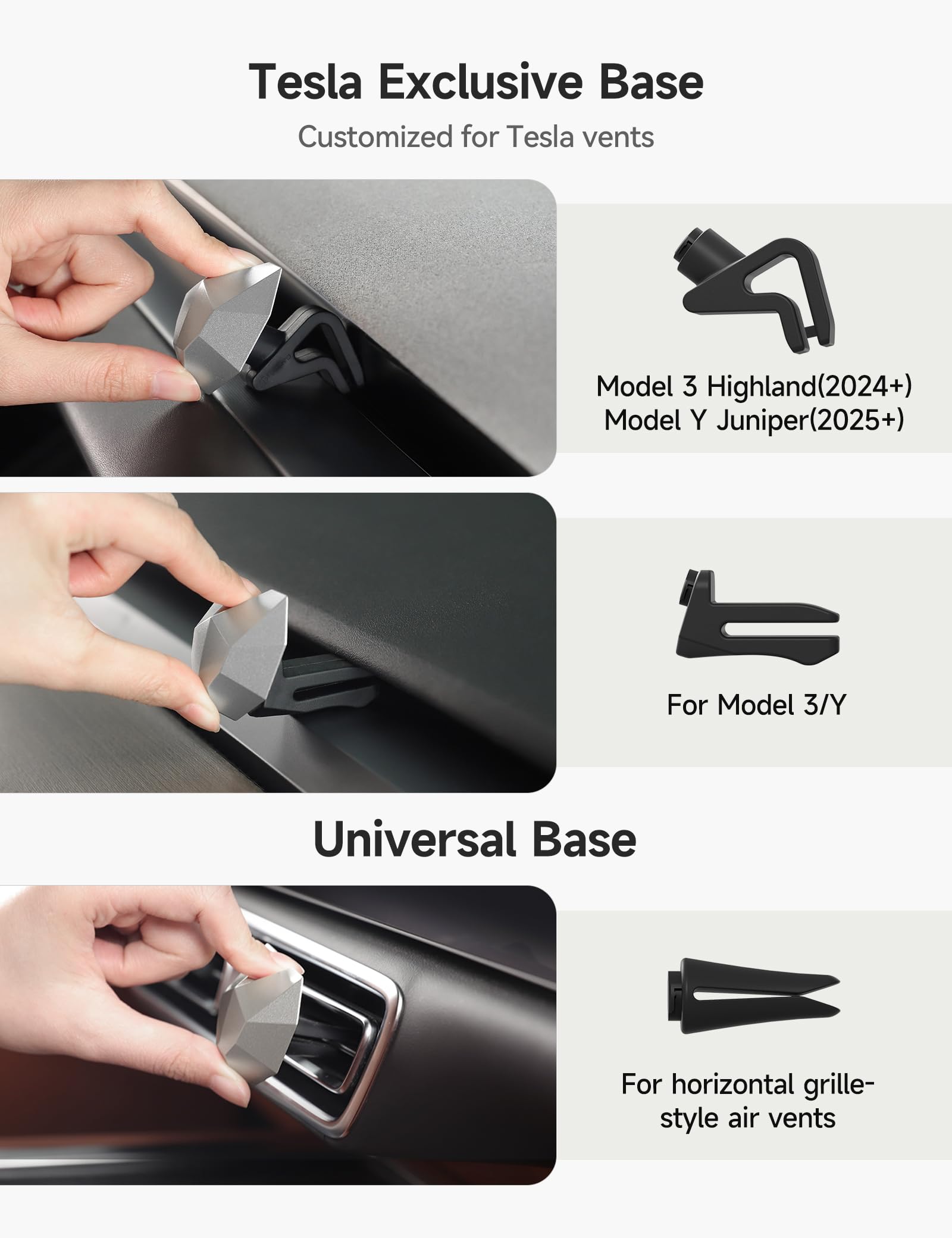 TPARTS Ambientador especialmente diseñado para Tesla Model 3 Model Y, difusor de aromas de fragancia Cyberheart con 2 recambios de aroma, se adapta a todos los Tesla Model 3/Y Airvent (Mysterious