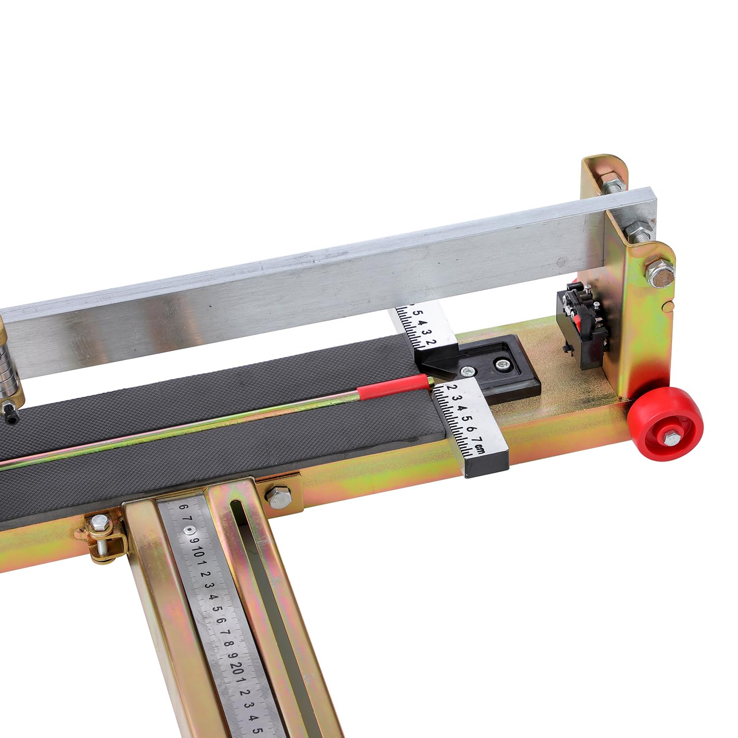 Cortador manual de azulejos 1200 mm Base sólida de alta resistencia guiada por láser de alta precisión con ruedas para máquina de corte de azulejos y paredes de cerámica y porcelana TOPWAY 347740