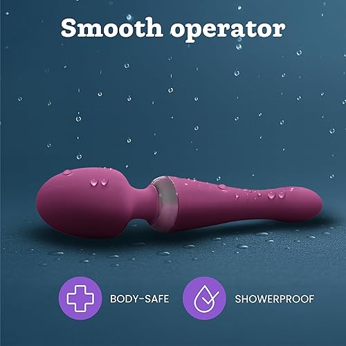 Miniatura 68 de Barra masajeadora Six Nine personal, recargable, inalámbrica, con 20 patrones de vibración, 8 velocidades, incluye bolsa de viaje