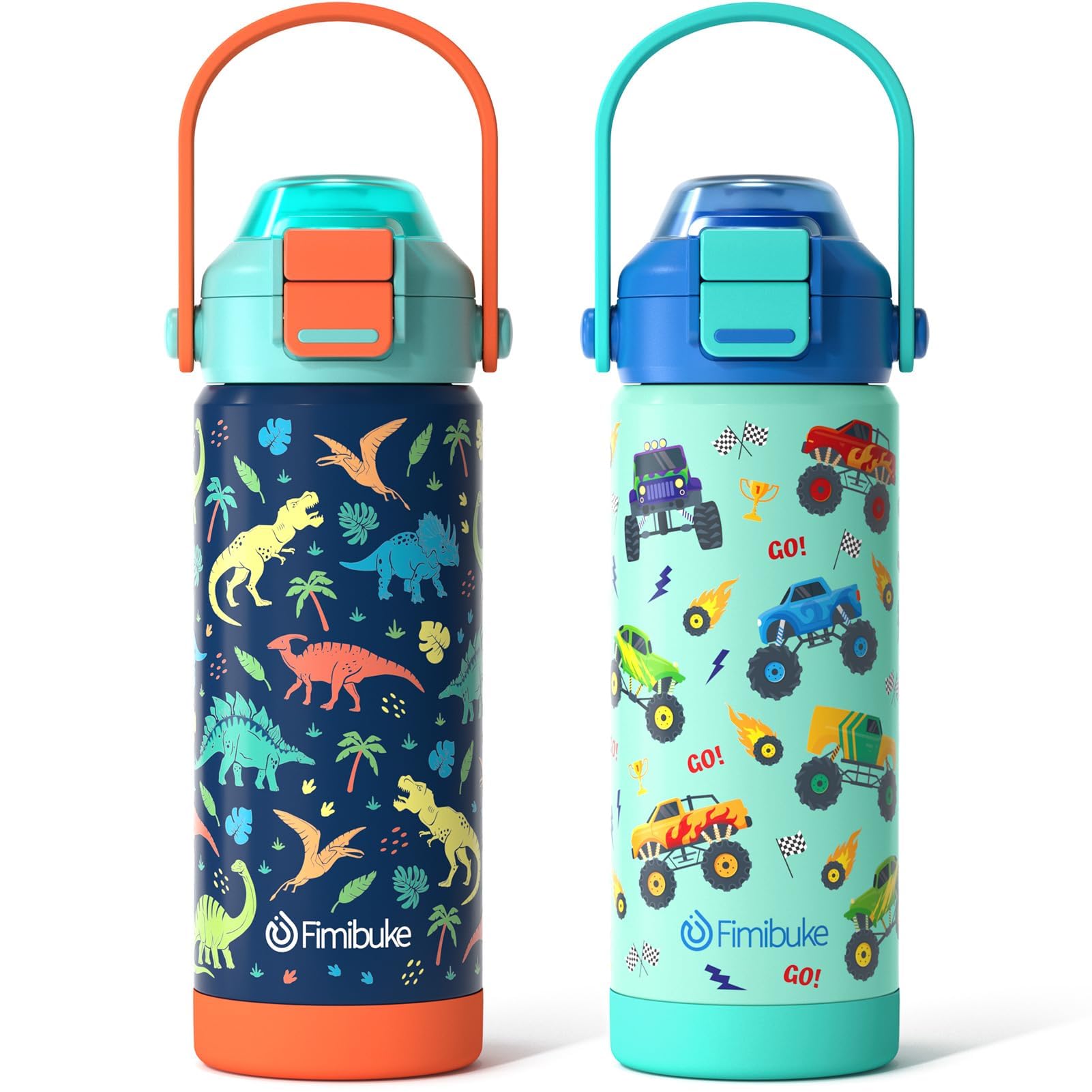 Fimibuke 18oz Kids Insulated Water Bottle