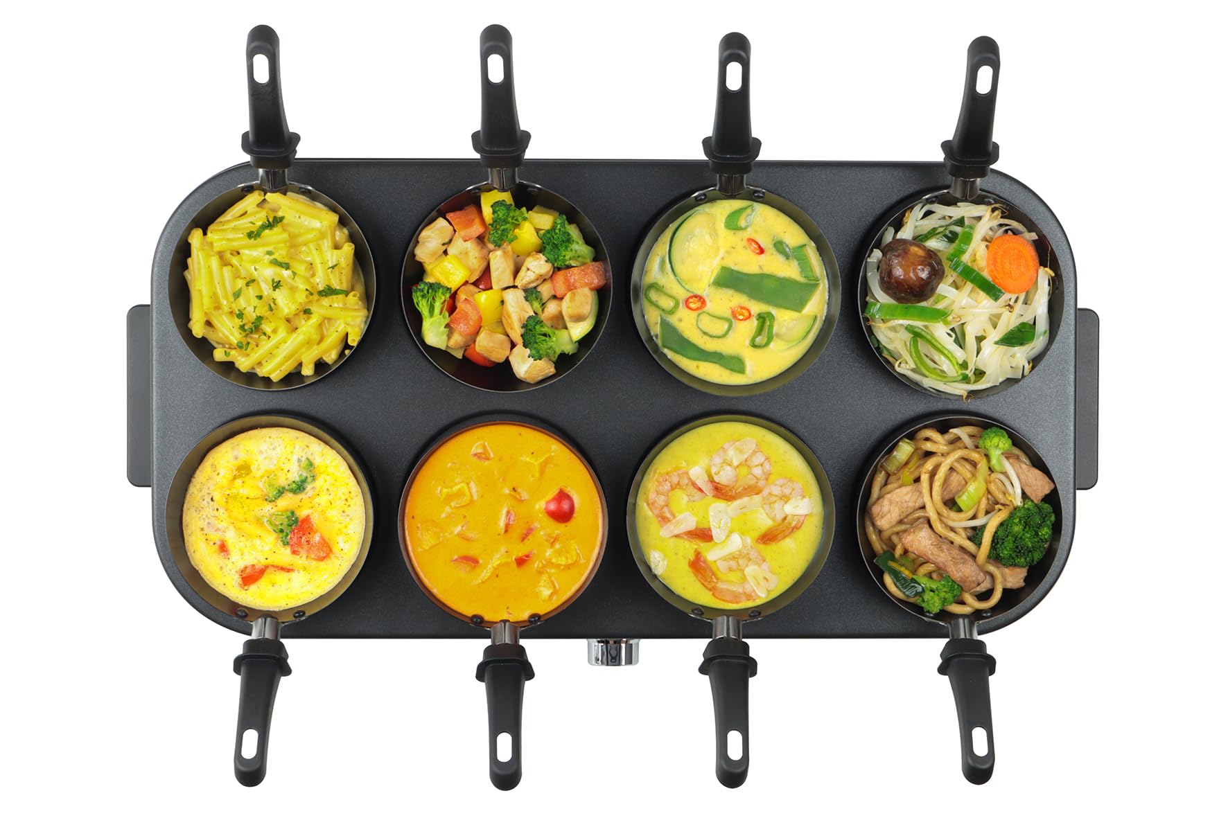 Fritel GWP 2560 - Appareil à raclette, crêpière et wok - 1500 W - Sans PFAS