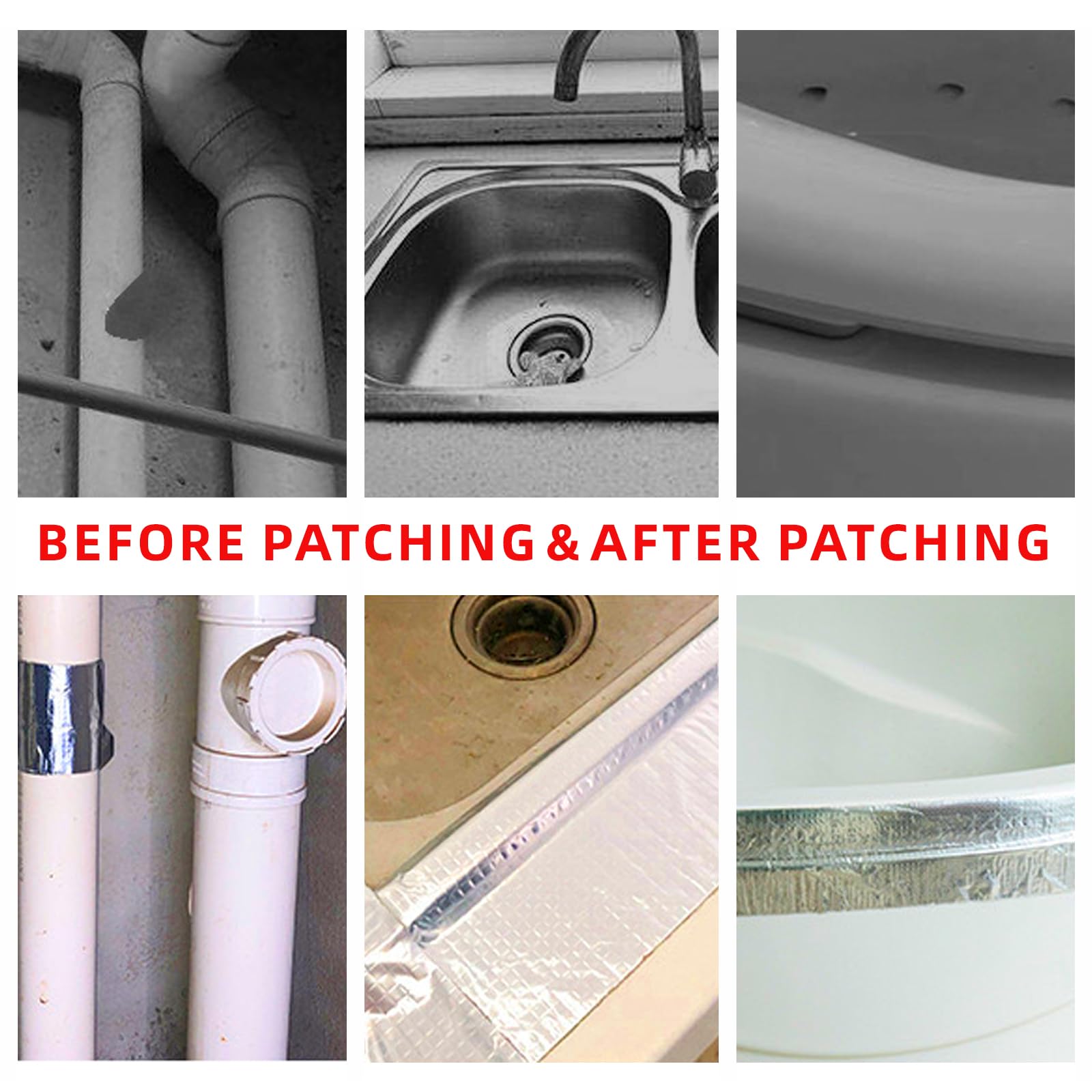 Nastro Butilico Impermeabile 5cm X 5m - Sigillante Per Tetti, Finestre E Tubi - Foto 9