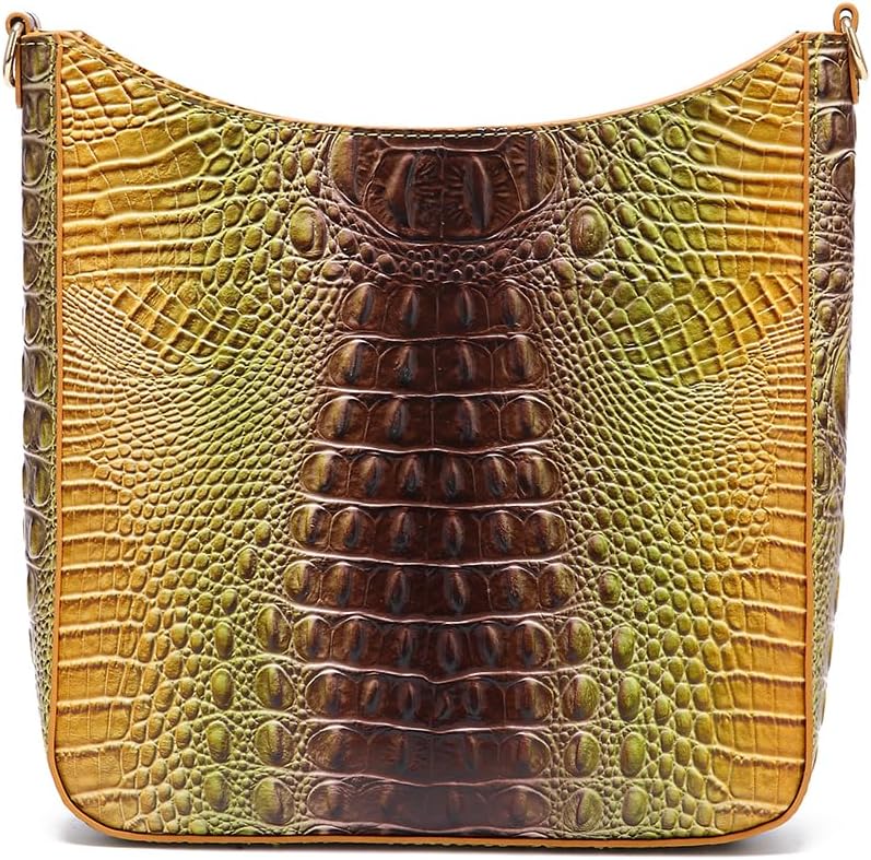 UBALDI Women Purse Satchel Bag Long Crossbody Classy Tote Bag Shoulder Purse Vegan Leather Ladies Handbags Embossed Pattern