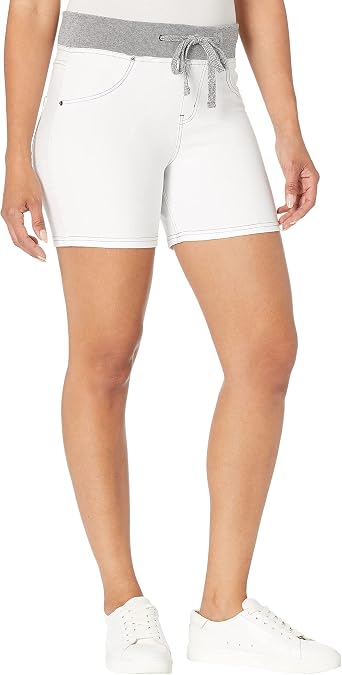 HUE Women's Sweatshirt Denim Shorts at 