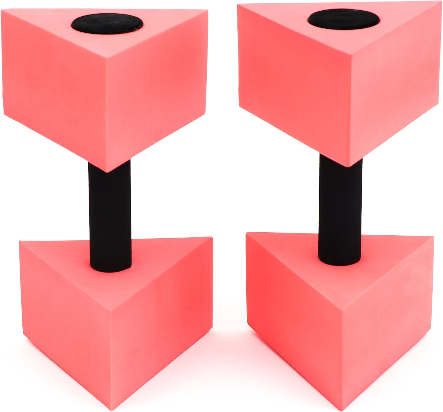 Mancuernas acuáticas triangulares ajustables 12" set de 2 miniatura 1