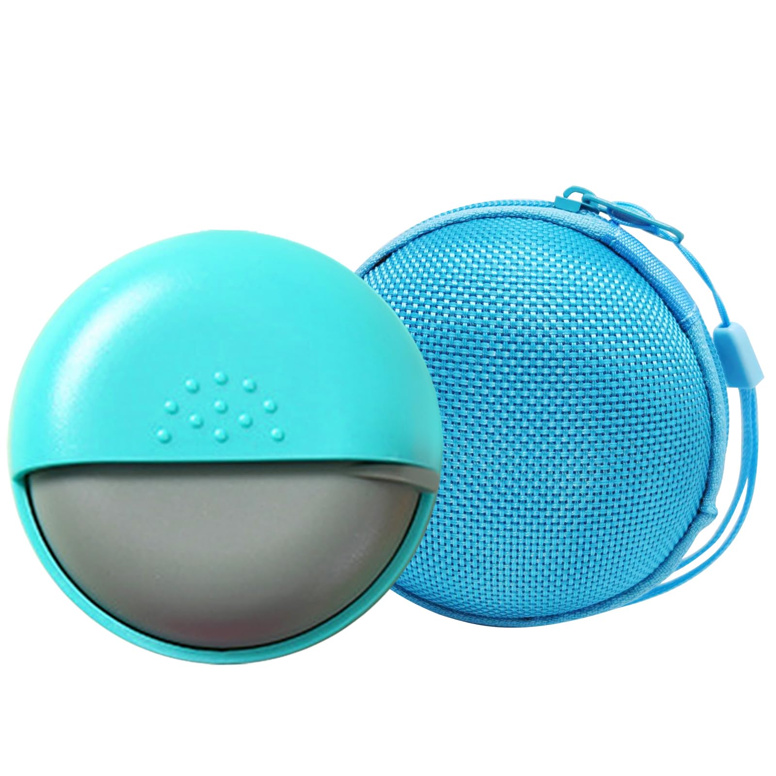 INVODA Travel Pill Organizer Cute Round Pill Box for Purse Compact Medicine Container for Pills, Fish Oil, Vitamins & Supplements