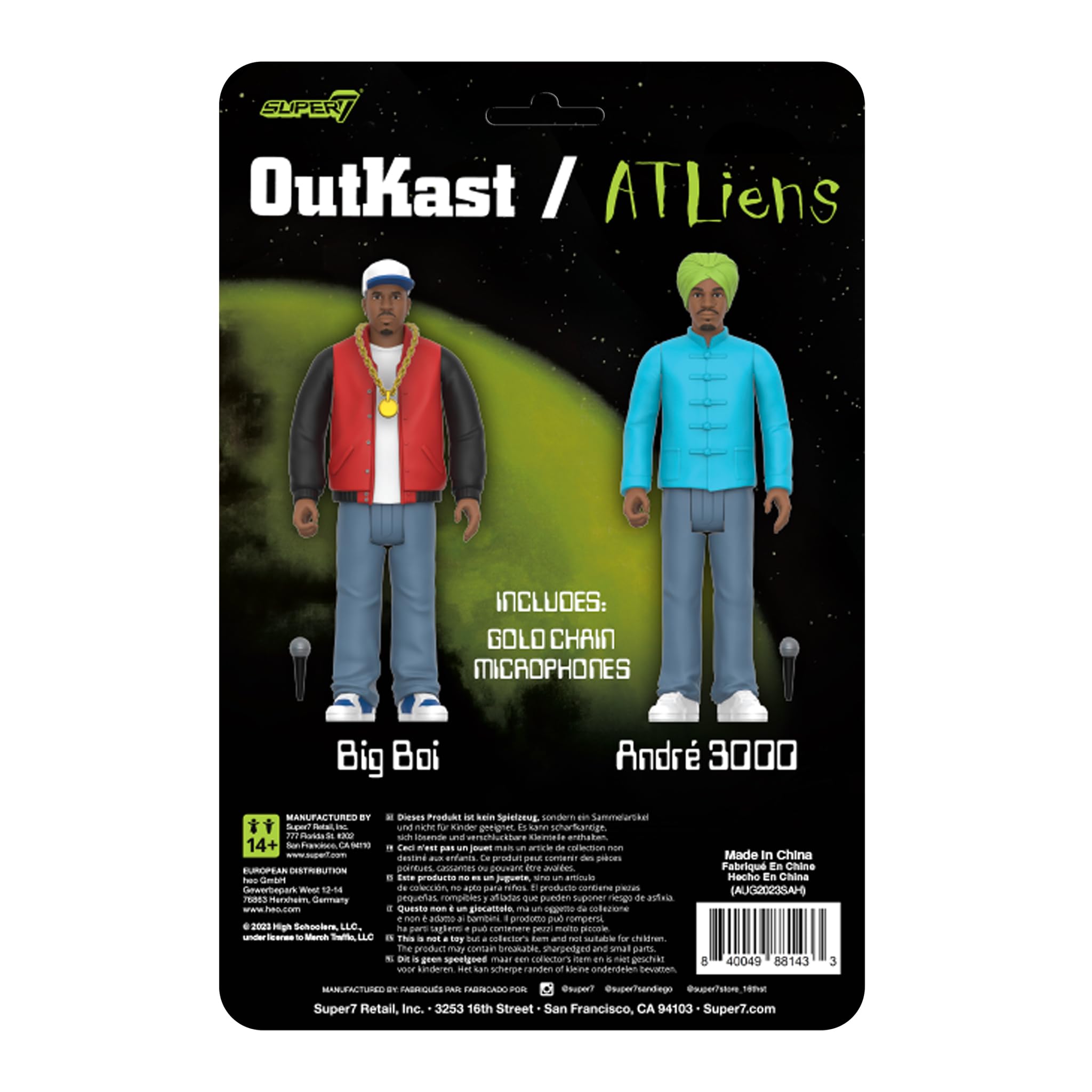 レア商品　希少　OUTKAST BIG BOI & ANDRE 3000 セット Amazon.com: Super7 Outkast Big Boi and André 3000 (ATLiens