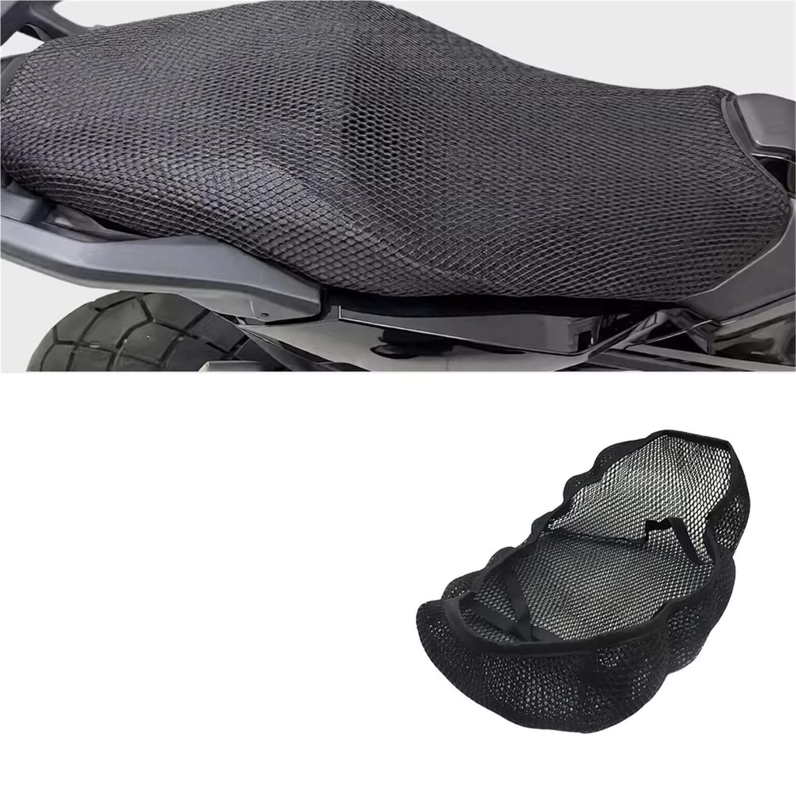 Moto Copri Sedili Per XADV750 Per Forza750 Per NSS750 2021-2023 2024 Moto Protezione Cuscino Netto Copertura di Sede Tessuto Nylon Sella