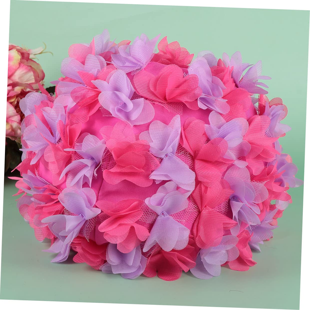 Gorros De Natación para Niñas Gorros De Natación para Niñas Gorro De Baño para Niñas Y Mujeres Gorro De Baño Transpirable 2 Uds