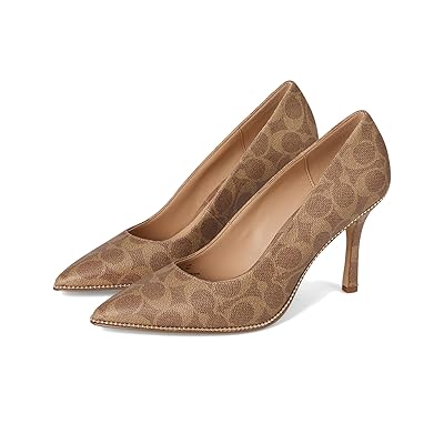 COACH Samantha Signature Coated Canvas Pumps High Women