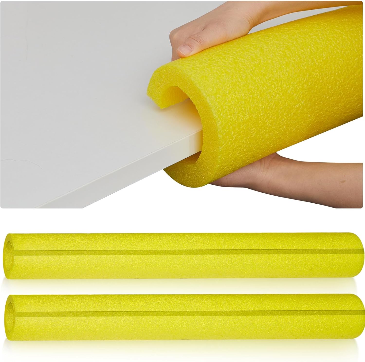 Hanaive 2 Pcs 40 Inch x 4.1 Inch Jumbo Pool Noodles Bulk