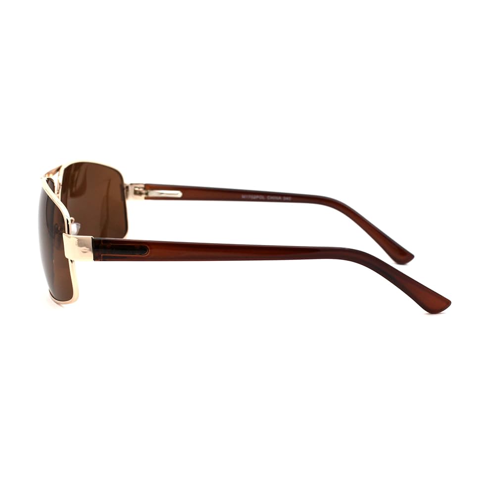 Amazon.com: SA106 Mens Polarized No Glare Lens Rectangular