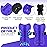 Syhood Soccer Shin Guards and Socks for Toddler Kids Youth, Lightweight Soccer Shin Pads Protective Defender Gear for 3-5, 5-10, 10-15 Years Old Children Teen Boys Girls Sports Game(M Size,Purple)