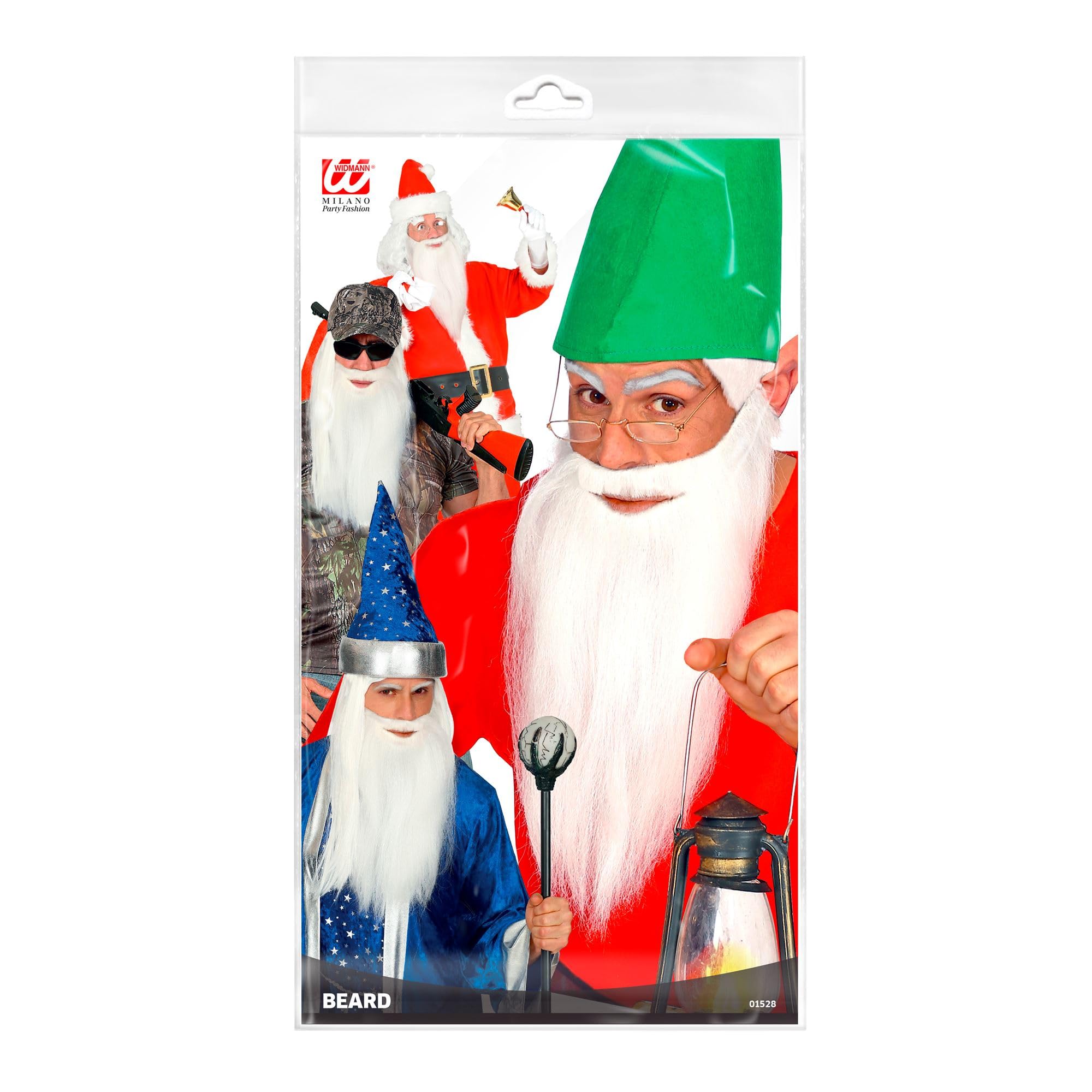 WIDMANN Milano Bart, Blond – Vollbart Mit Schnurrbart, Für Kostüme Als Wikinger, Mönch, Seefahrer, Karneval