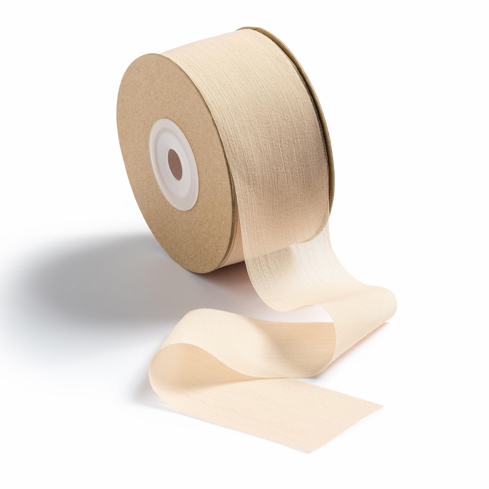 MORSUNBELA Geschenkband Breit Schleifenband Hochzeit Seidenband Dekoband 3,8 cm x 23 m