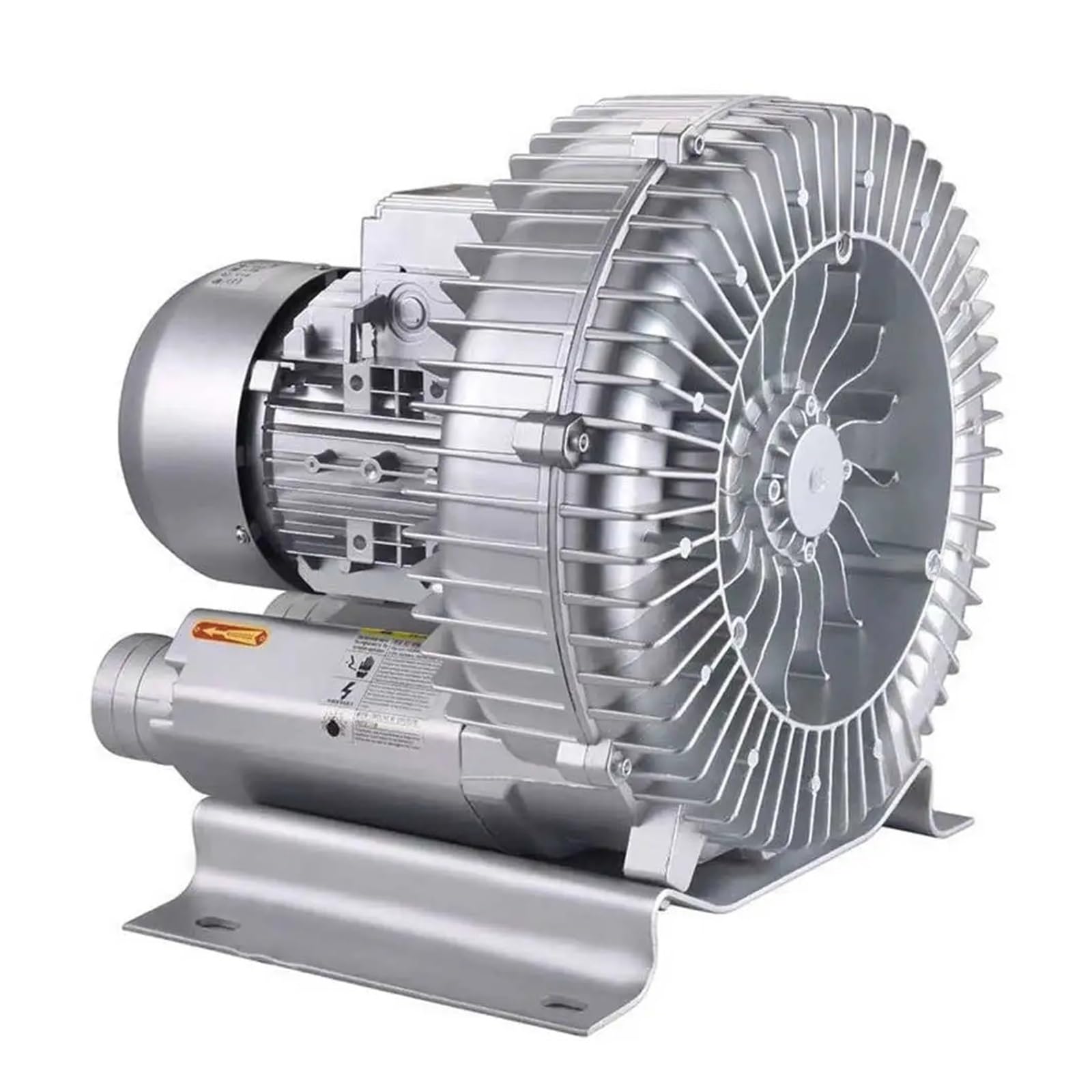 Soplador de vórtice Industrial 200 W, Bomba Aire Alta presión Bomba vacío centrífuga Ventilador succión Acuicultura Aireador Estanque Peces,Eficiencia Energética(180w)