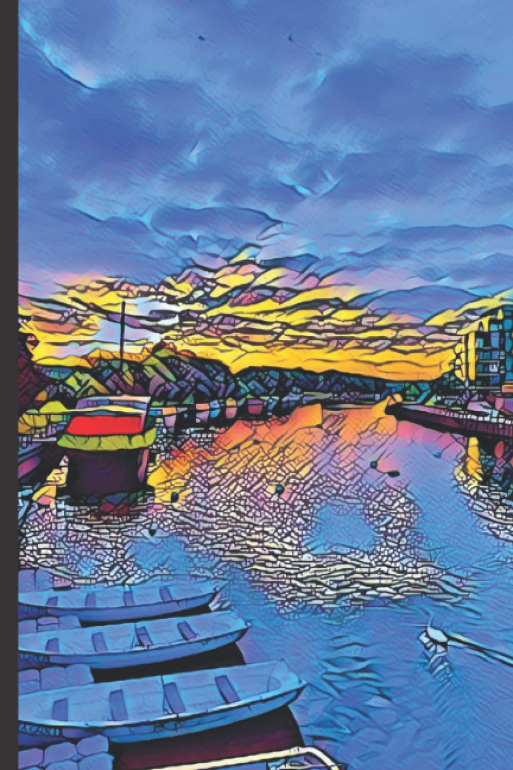 River Nene Views 6x9" Notebook/Journal (squares design): Iconic places of Peterborough blank lined notebook / journal in paperback (6x9")