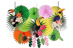Vibrant Leaf Garland Decoration for your Tropical Extravaganza