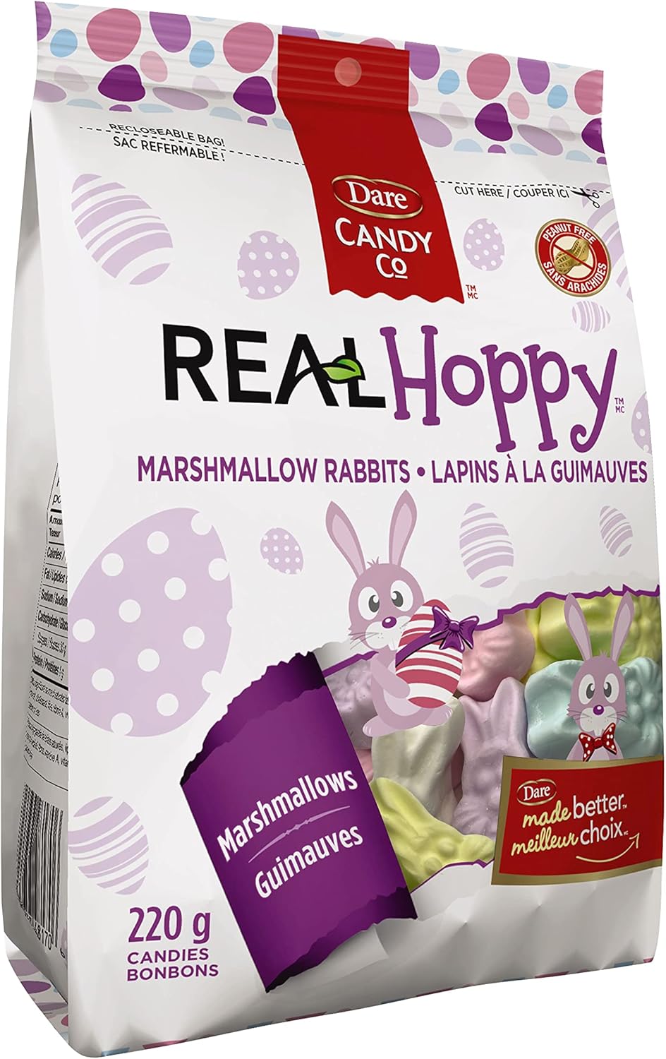 Dare Candy Co Easter Marshmallow Rabbits Melt in Your Mouth Soft