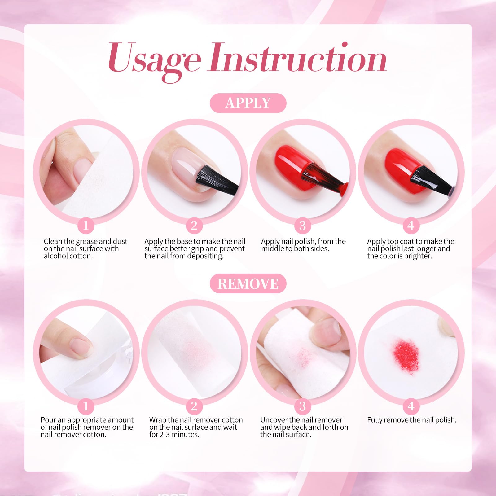 Born Pretty Holographic Nail Polish Rose Gold Glitter Sequins Nail Polish 10ML, Fast Drying Up to 7 Days of Wear, Sparkle Fingernail Polish for Women Girls