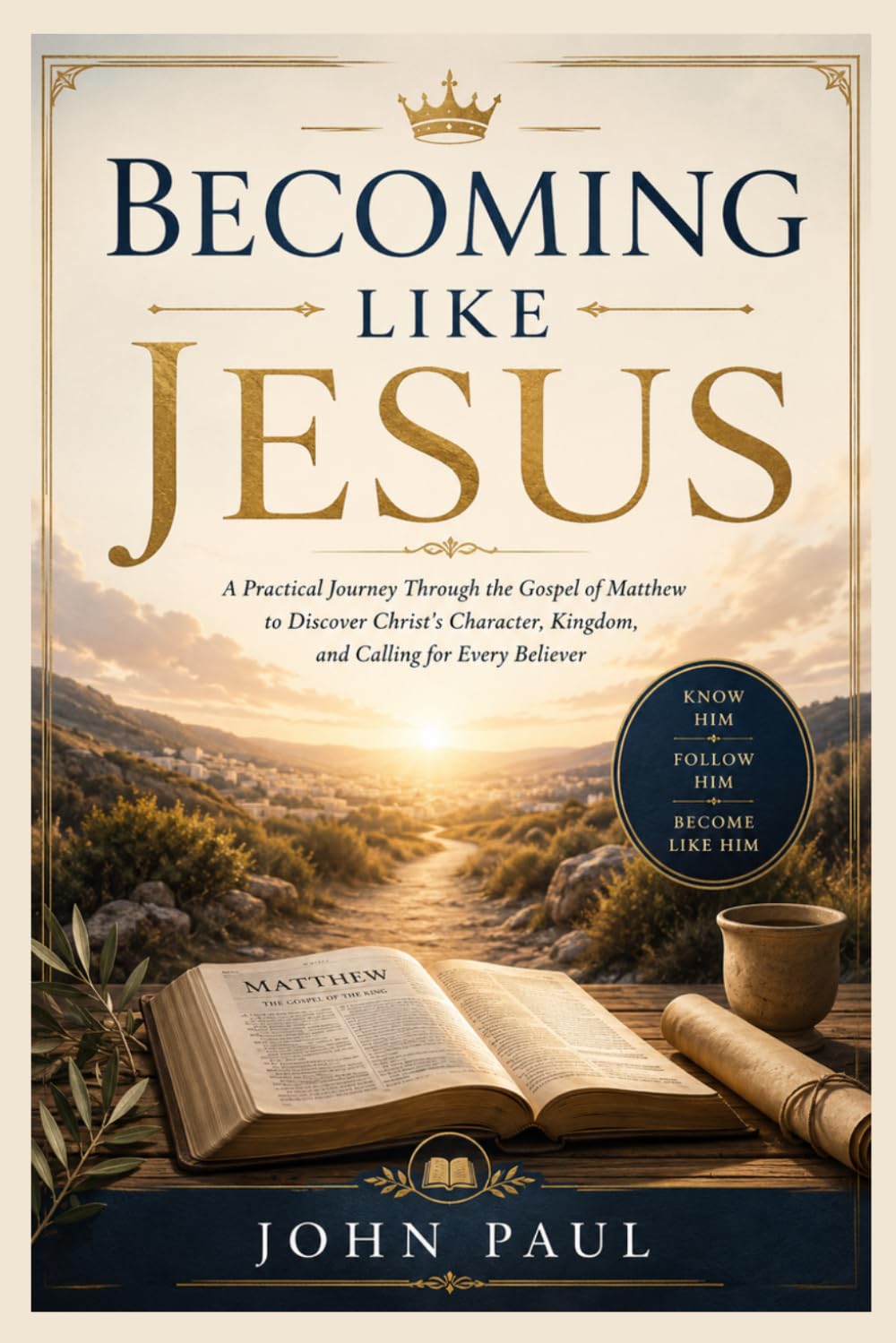 Becoming Like Jesus: A Practical Journey Through the Gospel of Matthew to Discover Christ's Character, Kingdom, and Calling for Every Believer