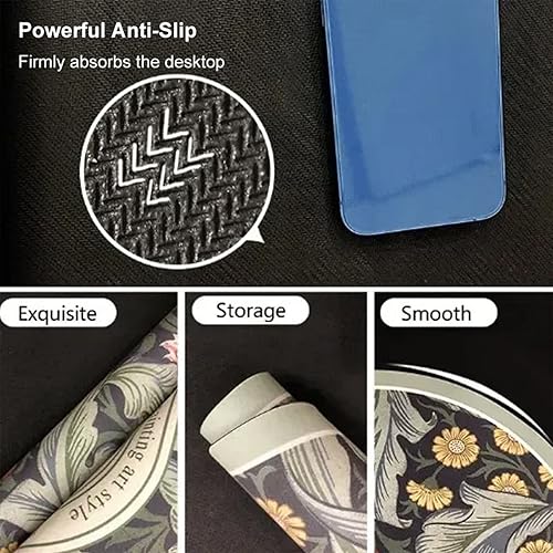 Miniatura 3 de Tapete de drenaje de estilo fantasía, tapete absorbente para escurrir, platos florales vintage, tapete de secado de platos de microfibra resistente