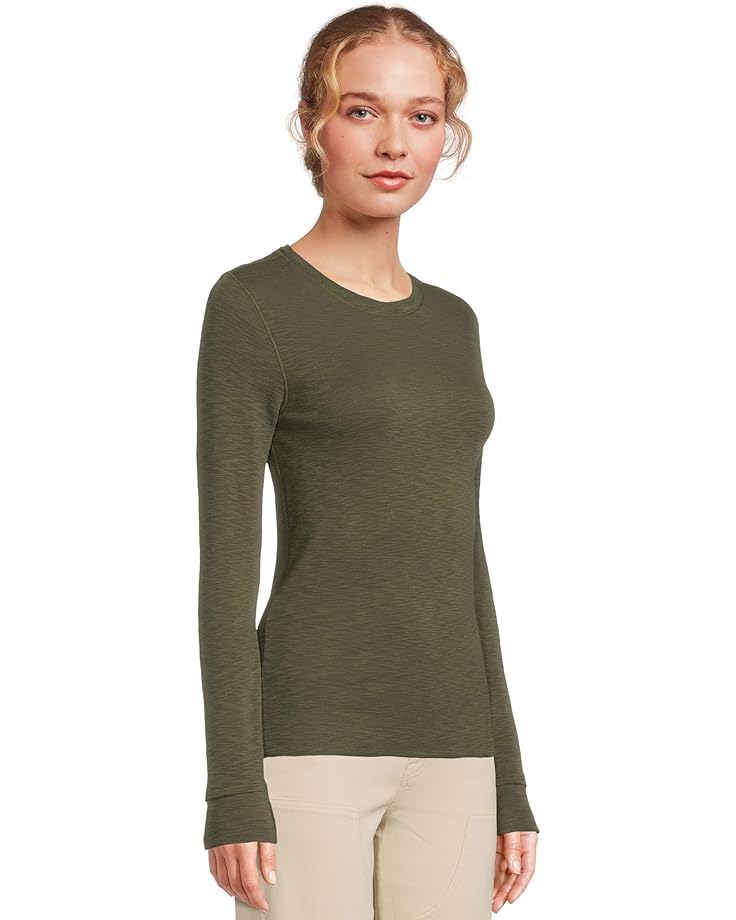Lilla P Rib Slub Long Sleeve Crew - #2 of 5