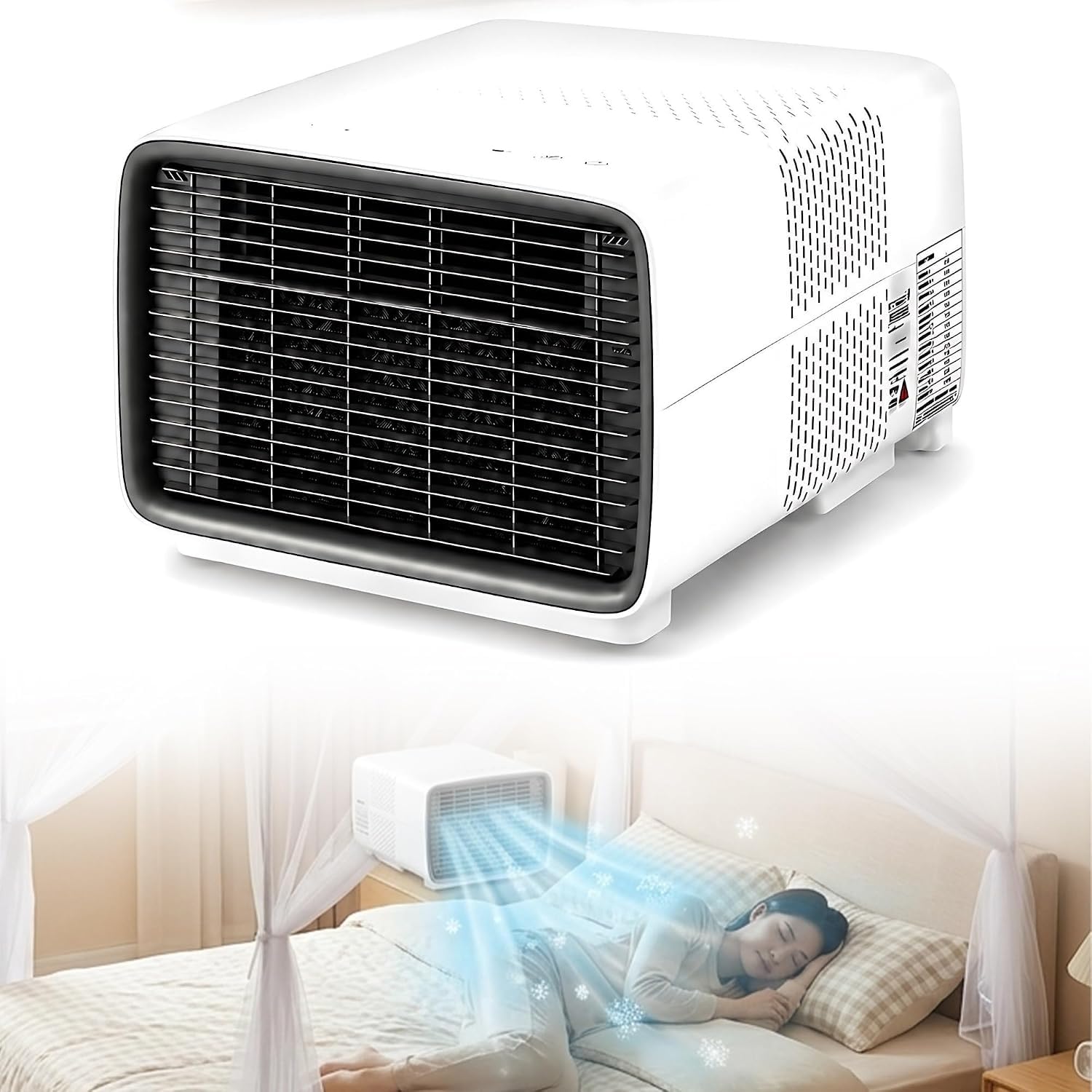 FJYAWEN Small Portable Air Conditioner 2700 Btu,