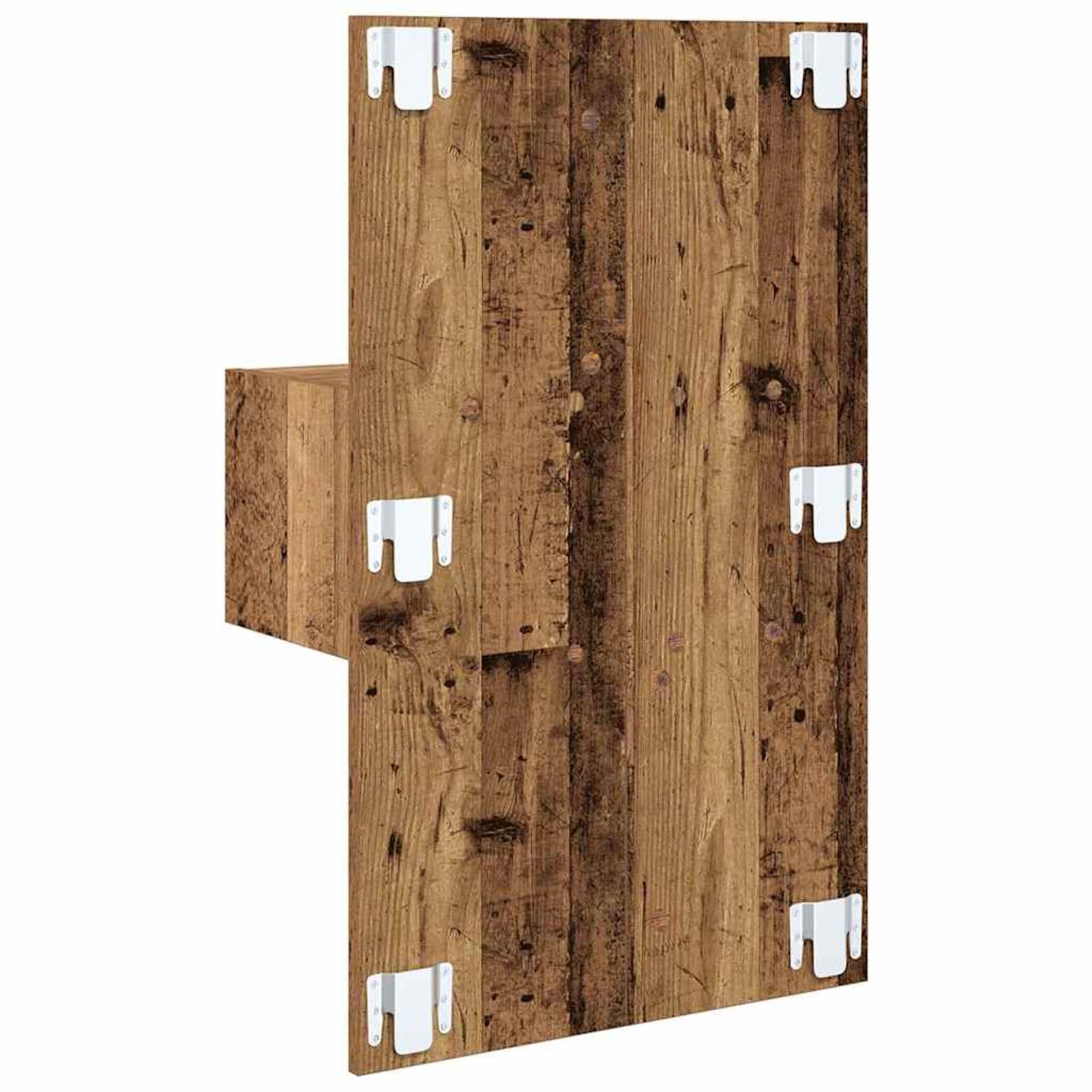 Nachttisch 2 pcs Altholz 50 x 32,5 x 80cm Holzwerkstoff,Einfache Montage & wischreinige Oberfläche,stabil & feuchtigkeitsbeständig – ideal für Schlafzimmer & Moderne Wohnzimmer