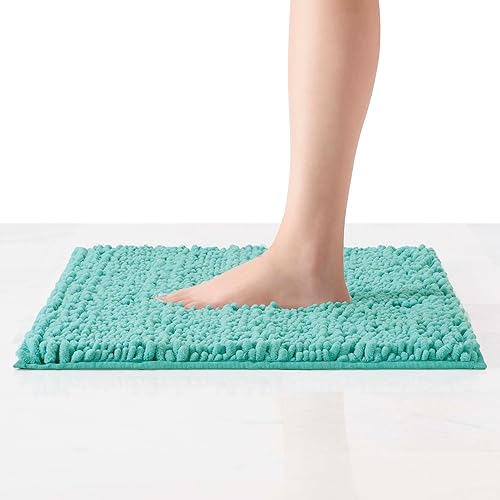 Laura Ashley Tapete de baño de chenilla Astor 100% poliéster Decoración de baño premium Lavable a máquina Respaldo TPR Mide 17 x 24 pulgadas Laura Ashley Tapete de baño de chenilla Astor 100% poliéster Decoración de baño premium Lavable a máquina Respaldo TPR Mide 17 x 24 pulgadas